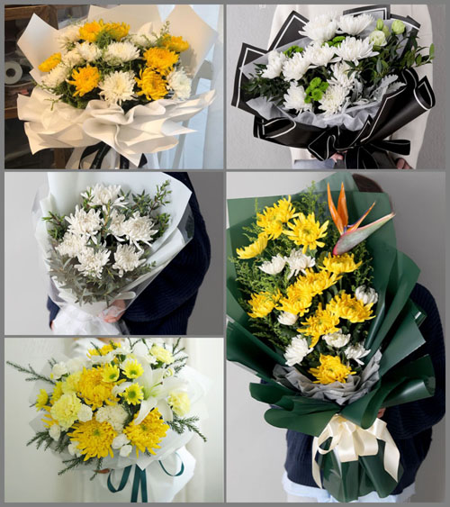 安徽滁州市定远县七里塘乡前黄村白事花束代送